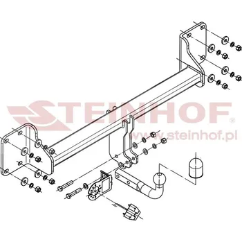 Tažné zařízení Tažné zař.bmw x5 07- /šrouby./e20/, 029-301