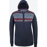 KAMA 5037 dámský merino svetr s kapucí, modrá Velikost: XS