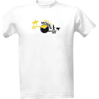 Tričko s potiskem Real horseman pánské