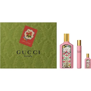 Parfém Gucci Gucci Flora Gorgeous Gardenia SET: Parfumovaná voda 100ml + Parfumovaná voda 5ml + Parfumovaná voda 10ml Pre ženy Parfumovaná voda