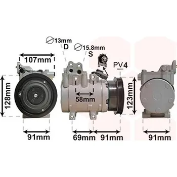 Kompresor klimatizace Kompresor klimatizace VAN WEZEL 8200K161