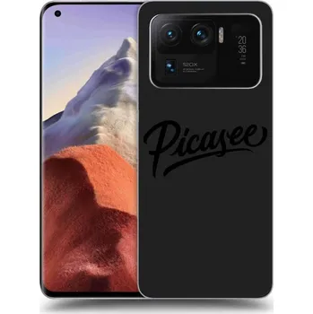 Pouzdro na mobilní telefon Picasee silikonový černý obal pro Xiaomi Mi 11 Ultra - Picasee - old logo - black