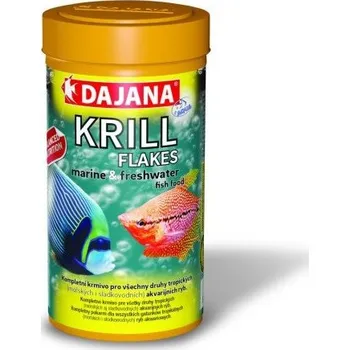 Krmivo pro rybičky Dajana Krill vločky 250 ml