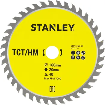 Pilový kotouč Pilový kotouč 160x20mm, 40 zubů STA13255 STANLEY