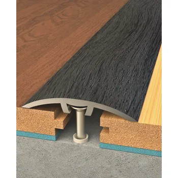 přechodová lišta Přechodová lišta Wenge č. 90, š. 30 mm, dl. 0,9 m