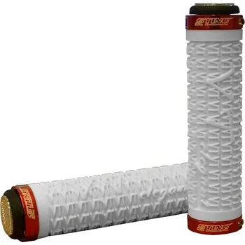 grip Sting ST-901 bílo/červené gripy na řidítka