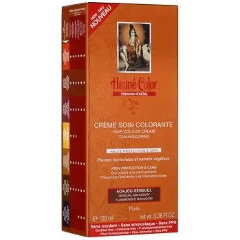 Barva na vlasy PREMIUM VÉGÉTAL Tónovací přeliv MAHAGON (Henne color PREMIUM VÉGÉTAL)