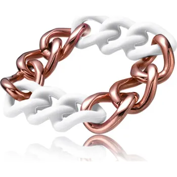 Náramek Dámský náramek Time Force TS5148BW Bílá Bronz Ocel