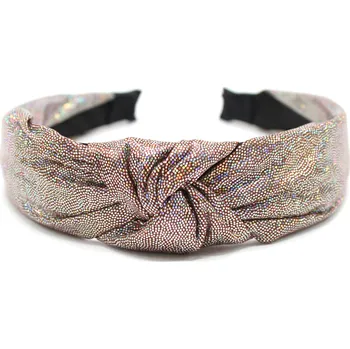 Čelenka Třpytivá čelenka s uzlem Barva: hnědá