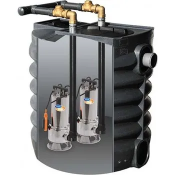 Čerpadlo Aquacup Úrovňová automatická přečerpávací stanice SUMOBOX 750/Best Inox 1500-2