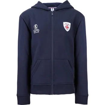 Chlapecká mikina dětská mikina UEFA ENGLAND - NAVY - 158 13 let (UEFA England Lionesses Zipped)