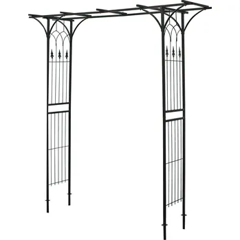 Pergola Zahradní oblouk 205 x 50 x 208 cm na popínavé rostliny