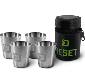 Outdoor vaření Set nerezových pohárků Delphin RESET 4v1