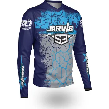 Moto dres S3 parts Dres S3 Jarvis Collection (2023) Modrá L