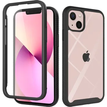 Pouzdro na mobilní telefon Pouzdro iPhone 13 Mini Techsuit - Defense360 Pro + ochrana obrazovky, černé