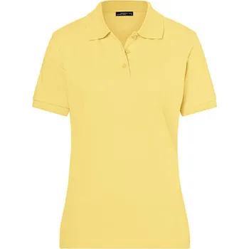 Dámské tričko James&amp;Nicholson Dámská polokošile JN071 Light Yellow M