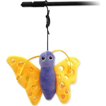 Hračka pro kočku MAGIC CAT Hračka prut zvířátka s catnip 41cm