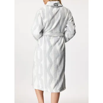 Dámský župan Dámský župan YI2522605F bílá/šedá - DKNY bílo-šedá XL