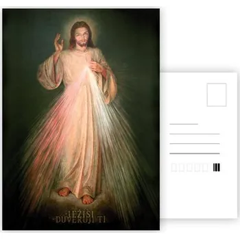 Podložka pod nábytek Pohlednice - Obraz Božího Milosrdenství - 03 (A5)