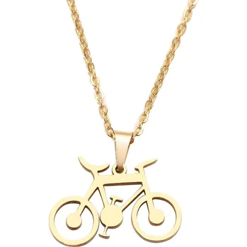 Náhrdelník Náhrdelník kolo - zlatý