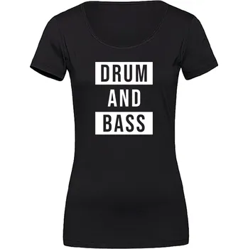 Dámské tričko DNBMARKET.CZ Dámské tričko černé |DNB Floors 2 Velikost: 3XL