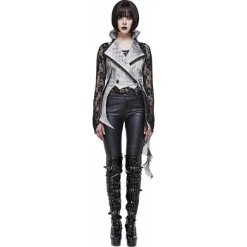 Dámská vesta vesta dámská DEVIL FASHION - 'I think I am Paranoid Punk Layered Hemline