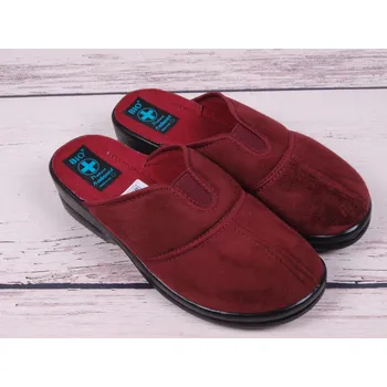 Dámské pantofle Dámské pantofle přezůvky ADANEX 17002 vínové velikost: 38