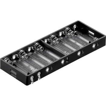 Držák baterie Goobay 11986 bateriový držák 10x AA pájený konektor (d x š x v) 151 x 57.3 x 15.8 mm