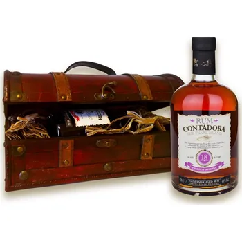 Contadora 18 y.o. 40 % 0,7 l v truhle Rum Contadora 18 y.o. 40 % 0,7 l v truhle