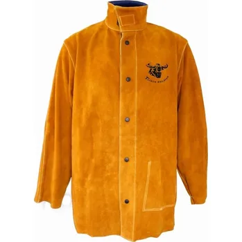 Dámský kabát TAURUS Kabát kožený hnědý (záda textil) - v. L