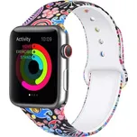 AW Apple Watch řemínek - Paví vzor Šířka uchycení řemínku: 44/45/46/49mm, Délka řemínku: Pánský - M/L (15 - 21cm) IR-IMG19