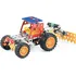ostatní stavebnice MaDe Malý mechanik Traktor s příslušenstvím 4v1 161 dílků
