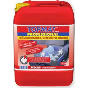 Tableta do myčky Topmat Profesionální prostředek pro strojní mytí nádobí 10l Německo