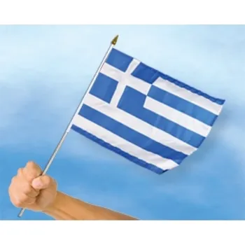 Vlajka Řecko 30 x 45 cm na tyčce