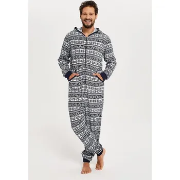 Pánské pyžamo Italian Fashion Alaska modrý, S