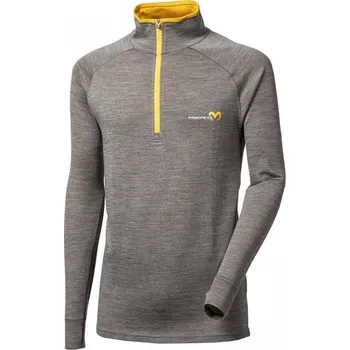 Pánské tričko Triko dlouhé pánské Progress TRZ rolák, tmavě šedá / kari Velikost: S