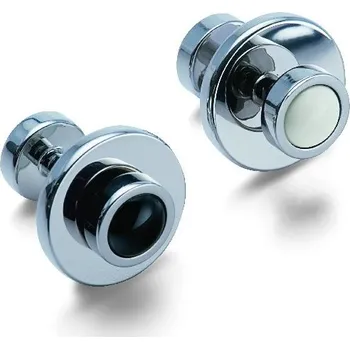 Manžetový knoflíček Manžetové knoflíčky 2v1 černé/bílé, Philippi - VÝPRODEJ