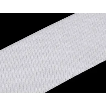 Pruženka šíře 60 mm tkaná - pevná, barva Bílá