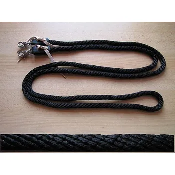 Provazové otěže - Tango s kůží jednodílné