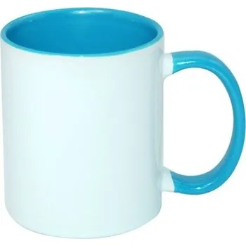 U vlčice.cz FUNNY hrnek 330 ml s vlastní fotografií nebo grafikou Barva: Světle modrá