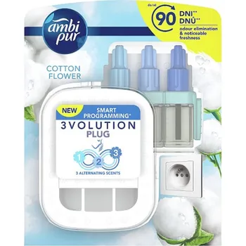 Ambi Pur 3Volution strojek + náplň 20 ml, Cotton Flower