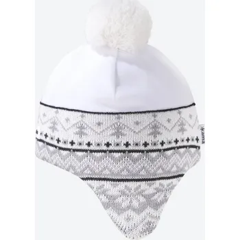 Čepice KAMA B89 Dětská pletená Merino čepice, přírodně bílá Velikost: S