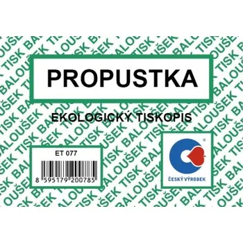 Tiskopis Propustka A7
