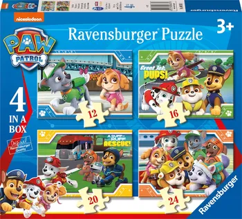 Puzzle Ravensburger 69361 Tlapková Patrola 12, 16, 20, 24 dílků