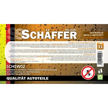 Náplň do chladiče a ostřikovače SCHÄFFER letní parfemovaná směs do ostřikovačů Objem: 25 L