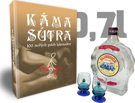 Kámasútra - 100 nových poloh kámasútry - Velká léčivá kniha (0,7 l)