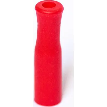 Silikonový náustek na brčko Barva: červená