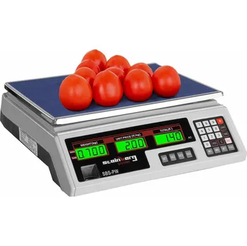 Kuchyňská váha Obchodní váha - 35 kg / 2 g - bílá - LCD