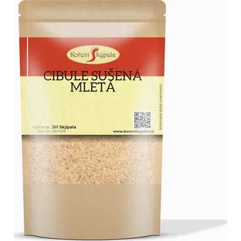 Koření Koření Skýpala Cibule bílá sušená mletá 1x1 mm Hmotnost: 30 g
