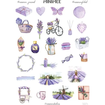 samolepka Samolepky MINIMEE - Levandule